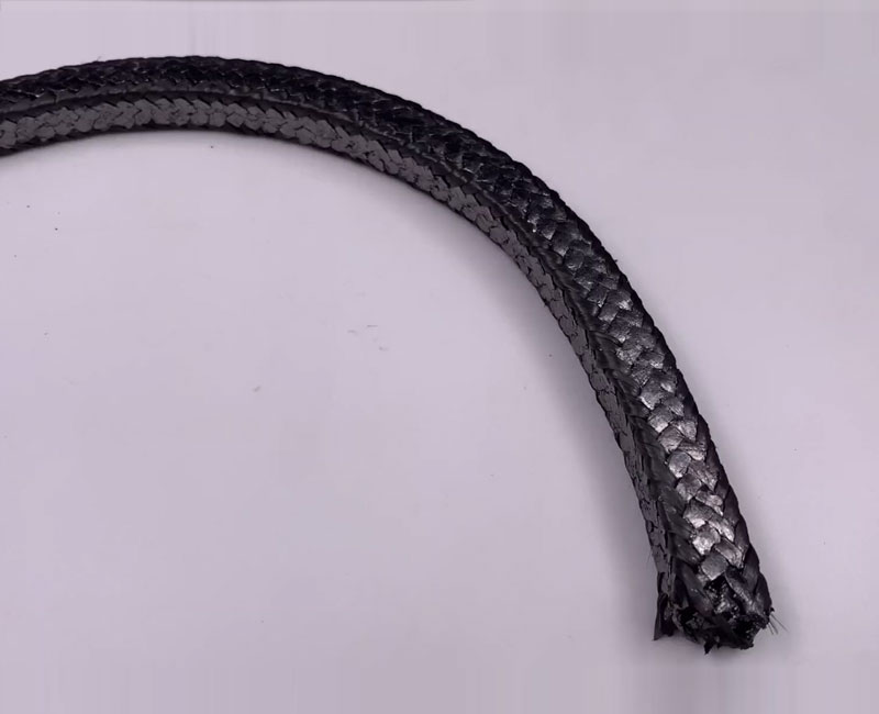 Carbonized Fiber Packing with Graphite